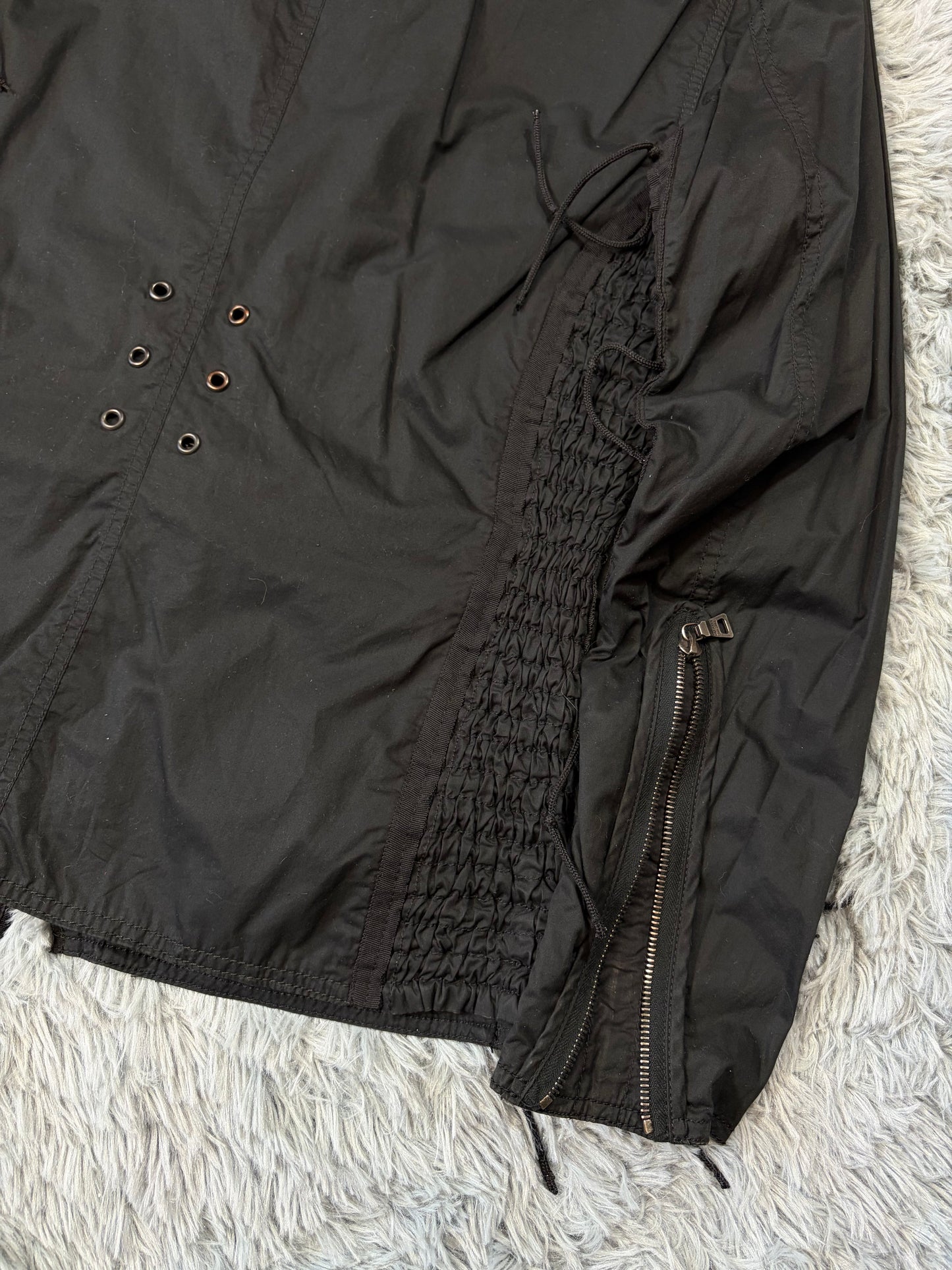 Prada Sport 00’s Tassel Detailed Cotton Multipocket Biker Jacket - M