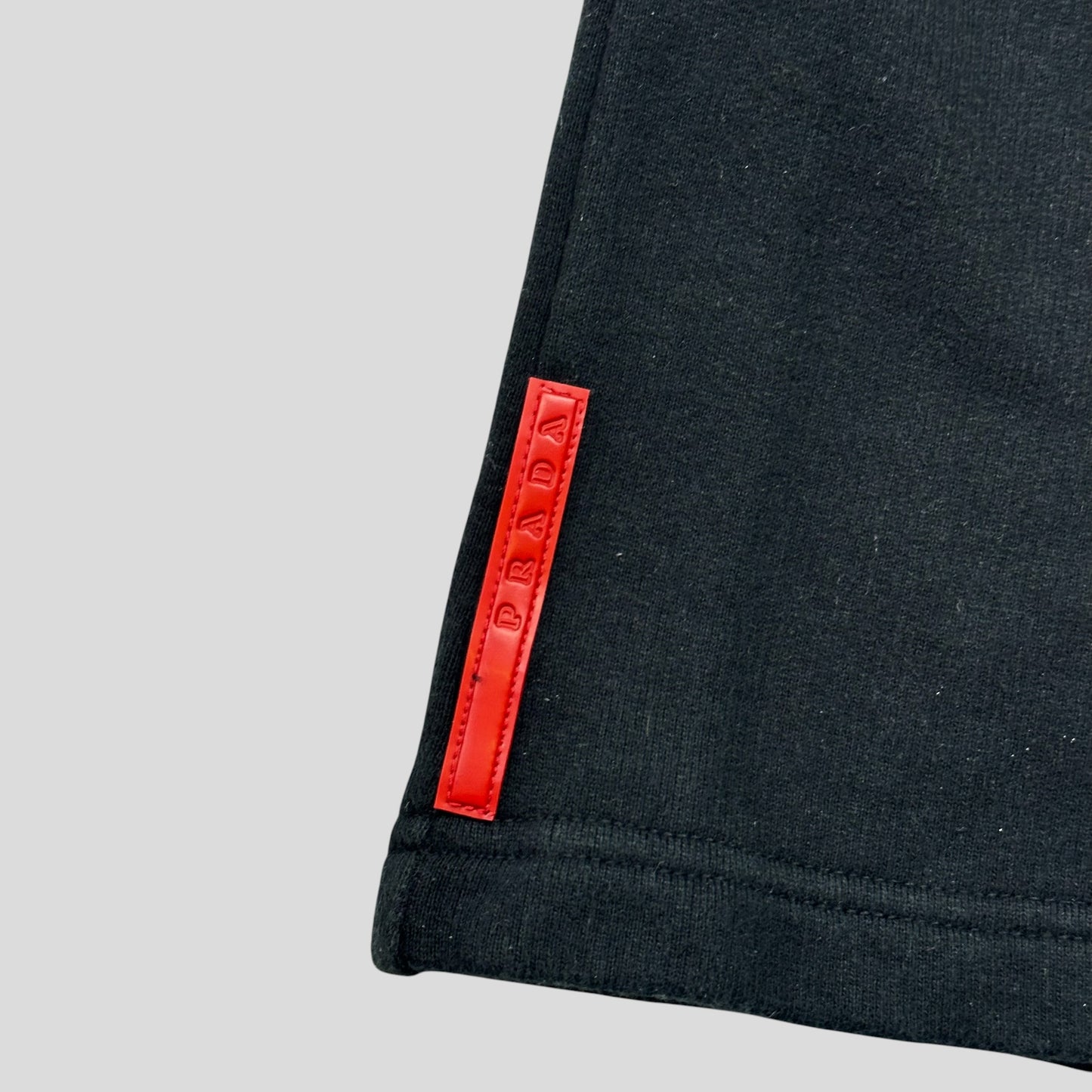 Prada Sport 2006 Black Cotton Jogger Tracksuit Bottoms - M/L