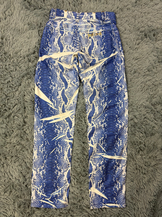Just Cavalli 00’s Acid Python Print Stretchy Jeans - S