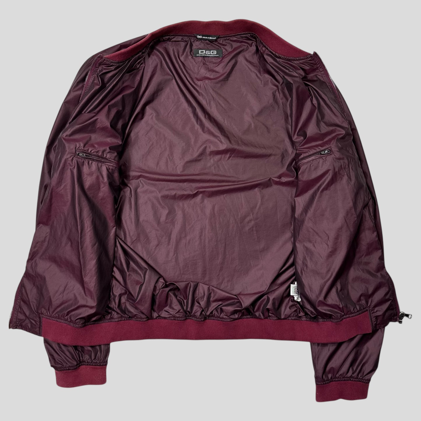 D&G 00’s Dolce & Gabbana Iridescent Nylon Bomber Jacket - IT50 (M)