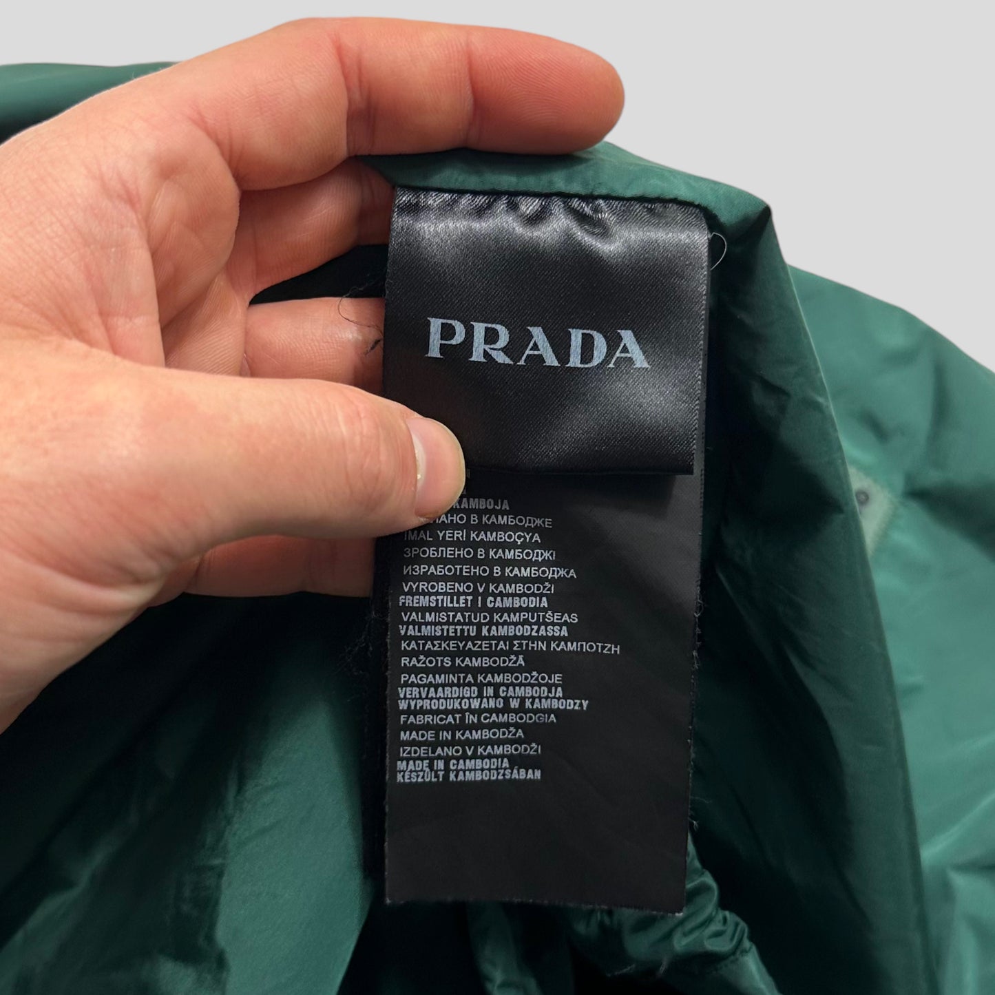 Prada Milano 2015 Nylon PU K-way Windbreaker Jacket - IT56 (XL/XXL)