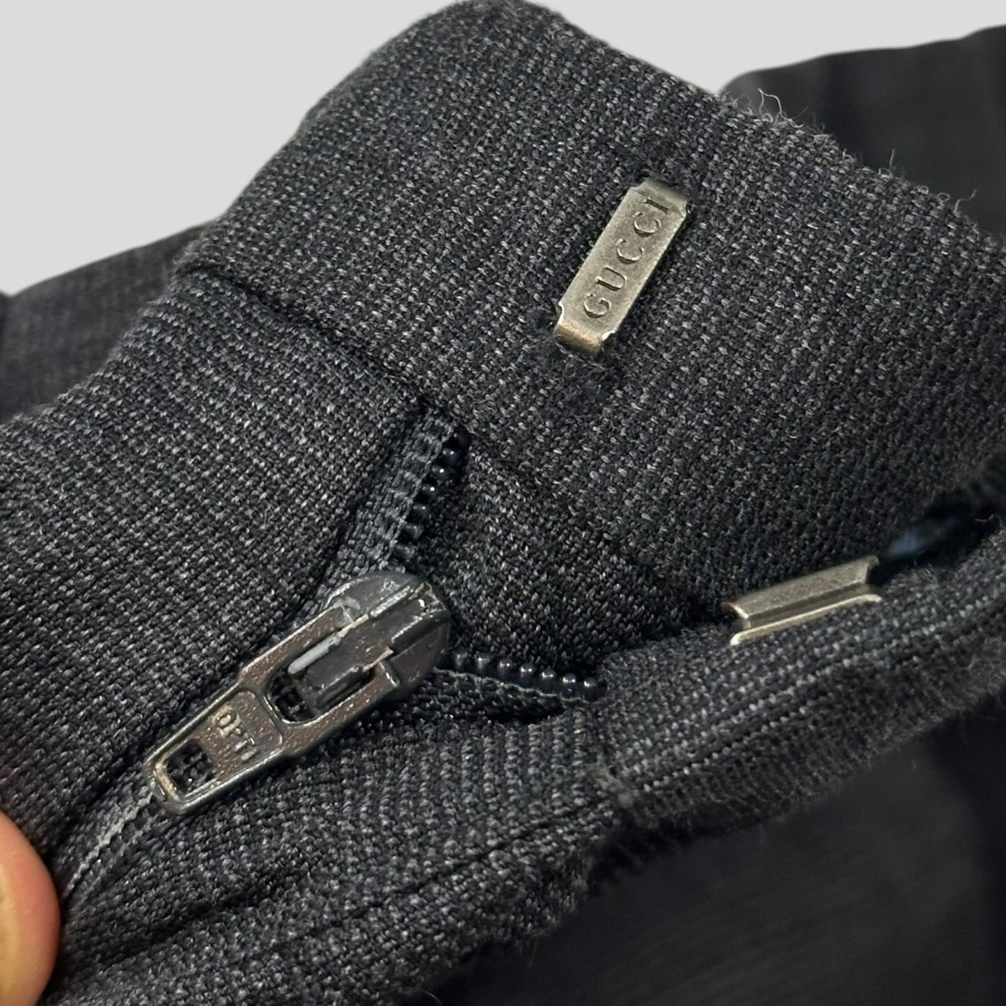 Gucci 00’s Textured Wool Suit Blazer + Trousers - IT46 (S/M)