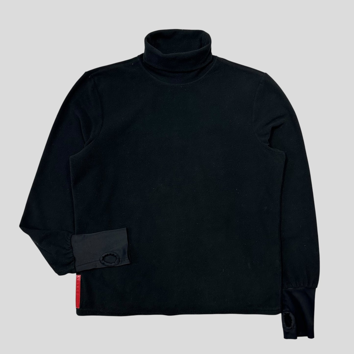 Prada Sport AW00 Snood / Roll Neck Ski Fleece - M