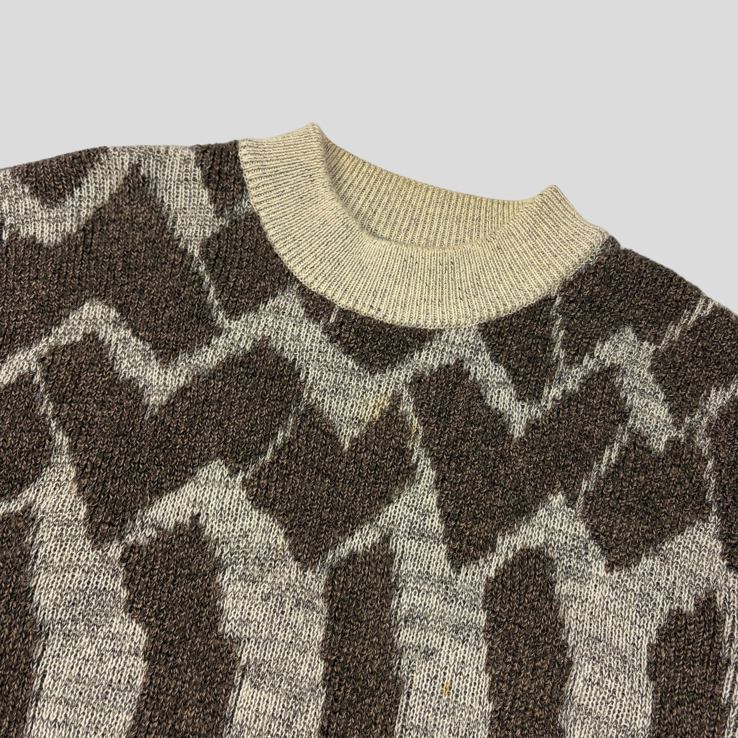 Issey Miyake MEN 1988 Heavy 3D Abstract Knit Jumper - M