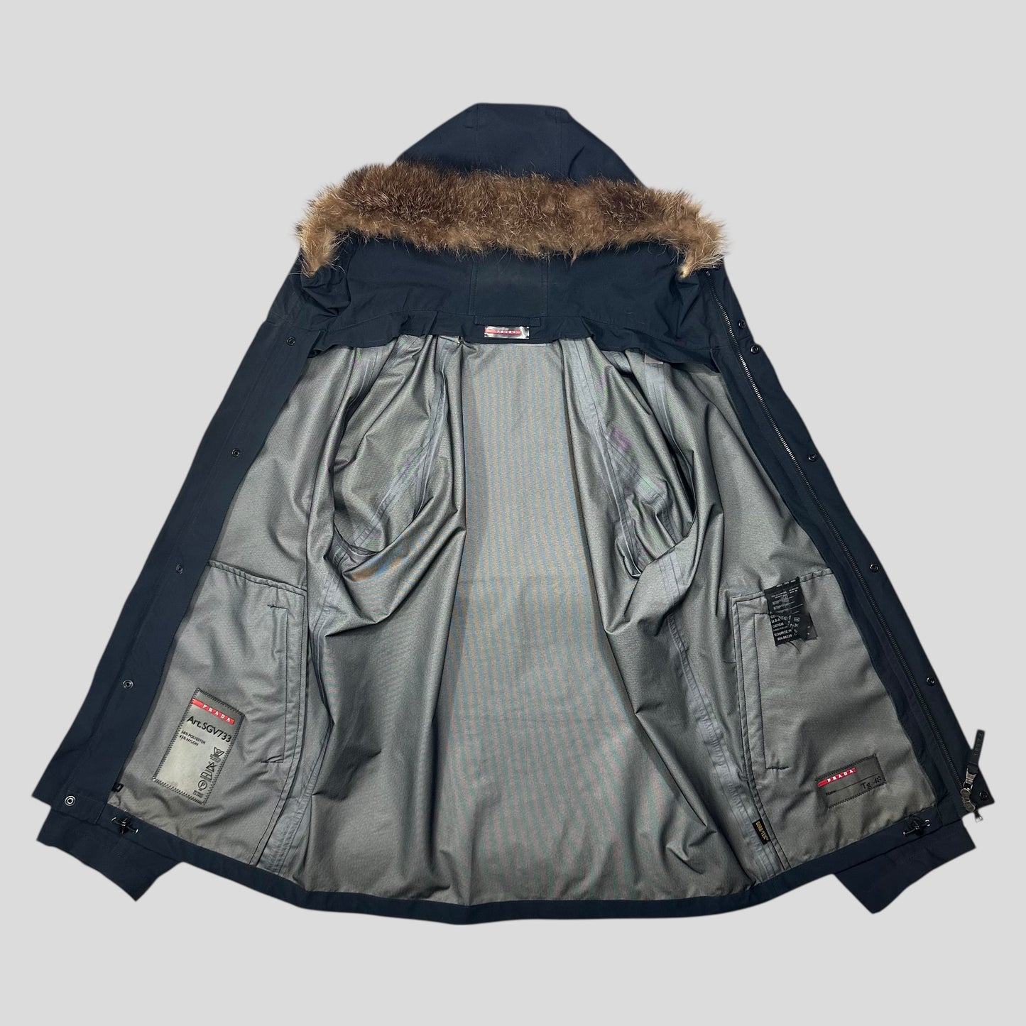 Prada Sport 2006 3 in 1 Racoon Fur Goretex Jacket + Puffer - IT48 (M)