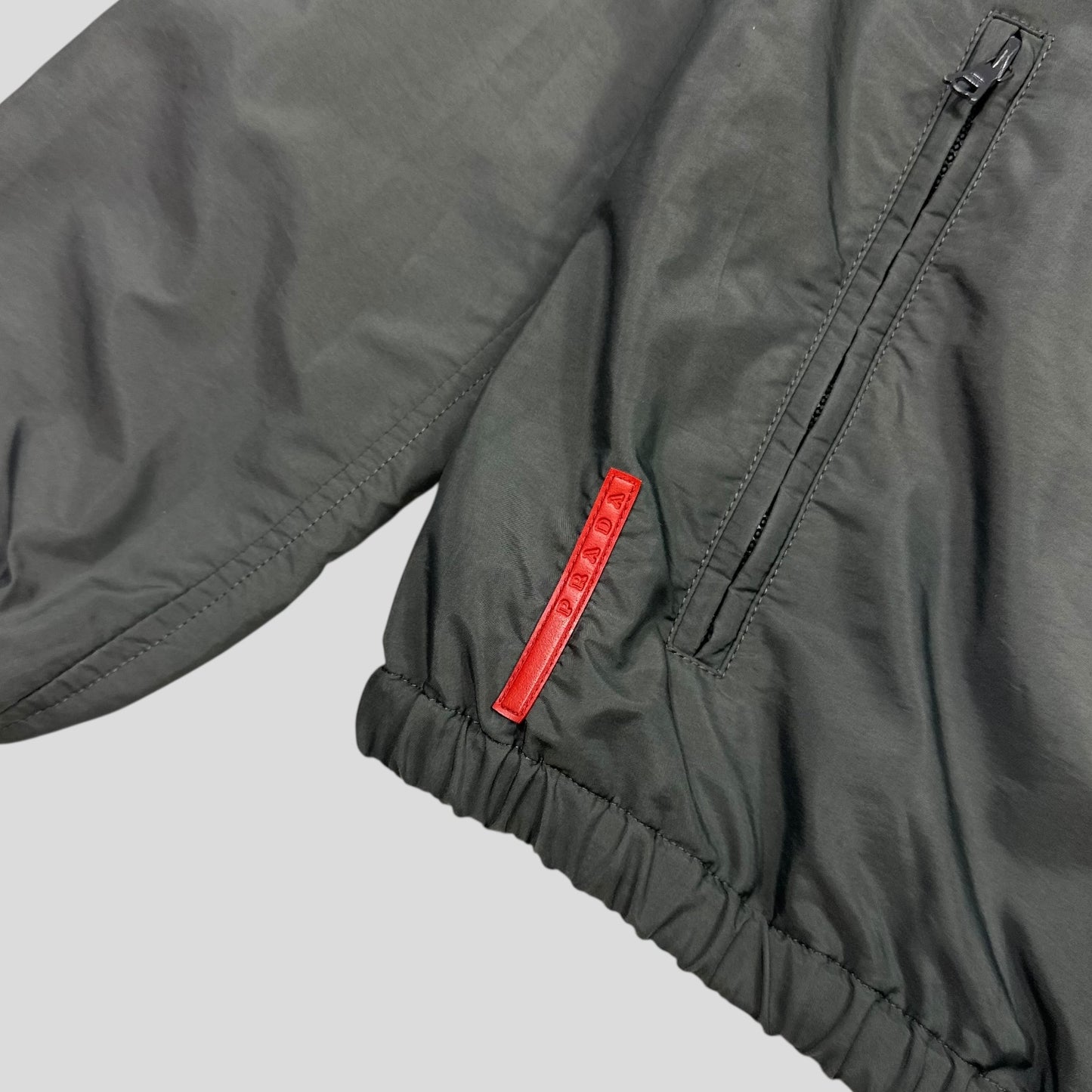 Prada Sport 2009 Soft Metallic Polyester Harrington Jacket - IT50 (M)