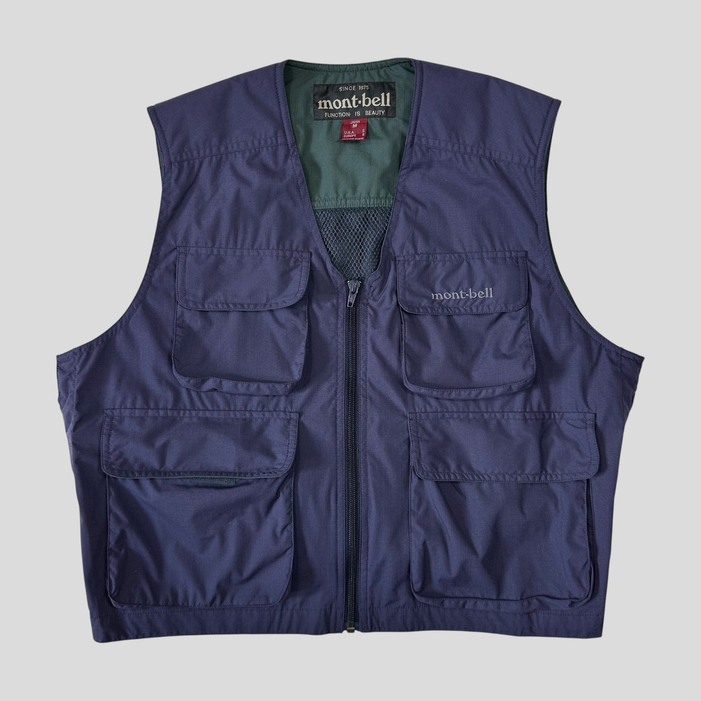 Montbell 00’s Multipocket Ripstop Nylon Utility Vest - S