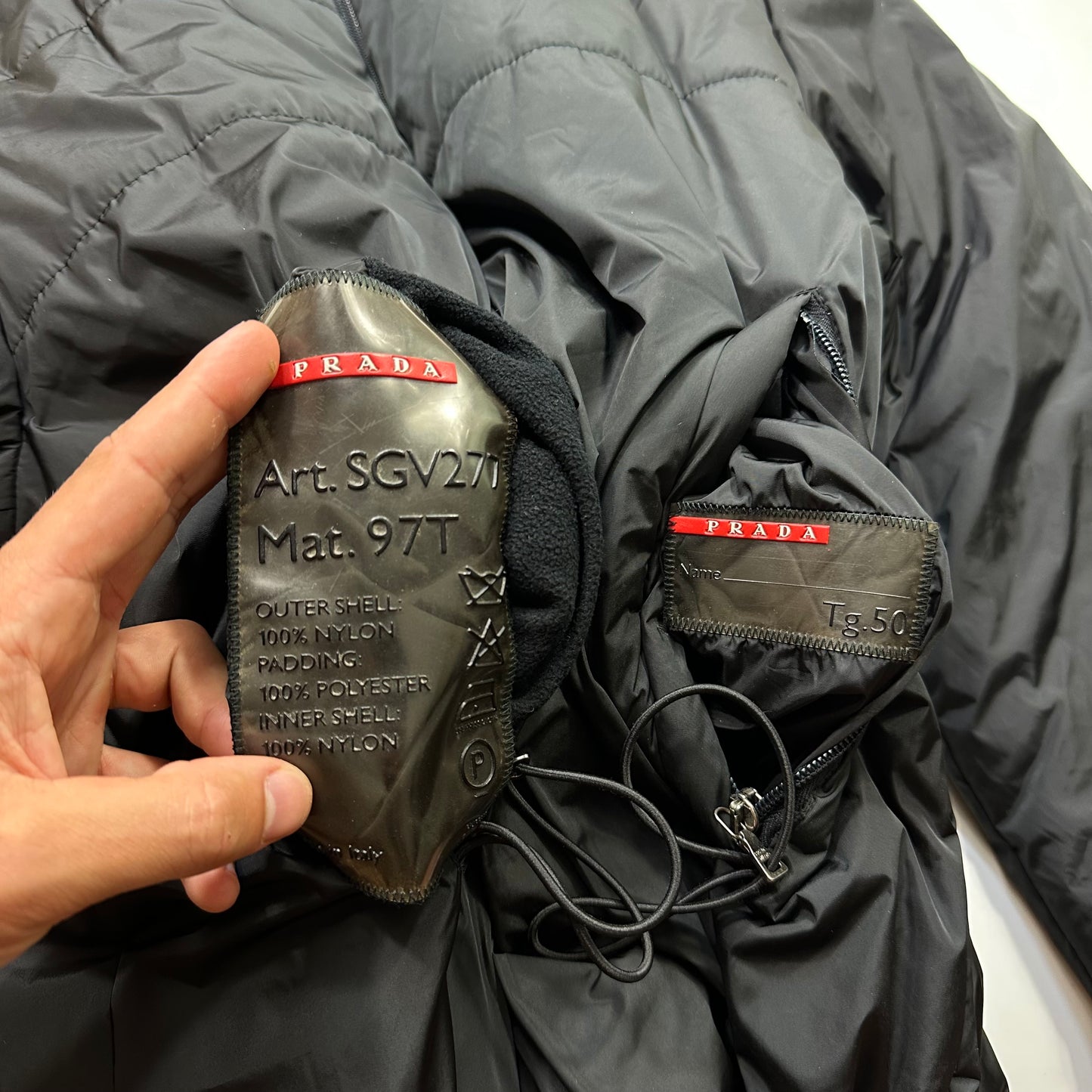 Prada Sport AW00 Ninja Moto Reversible Heavy Nylon Jacket - IT50 (M/L)