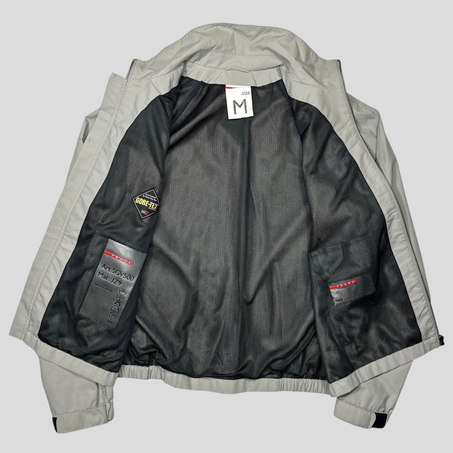 Prada Luna Rossa Challenge 2003 Grey Gore-tex Jacket - M/L