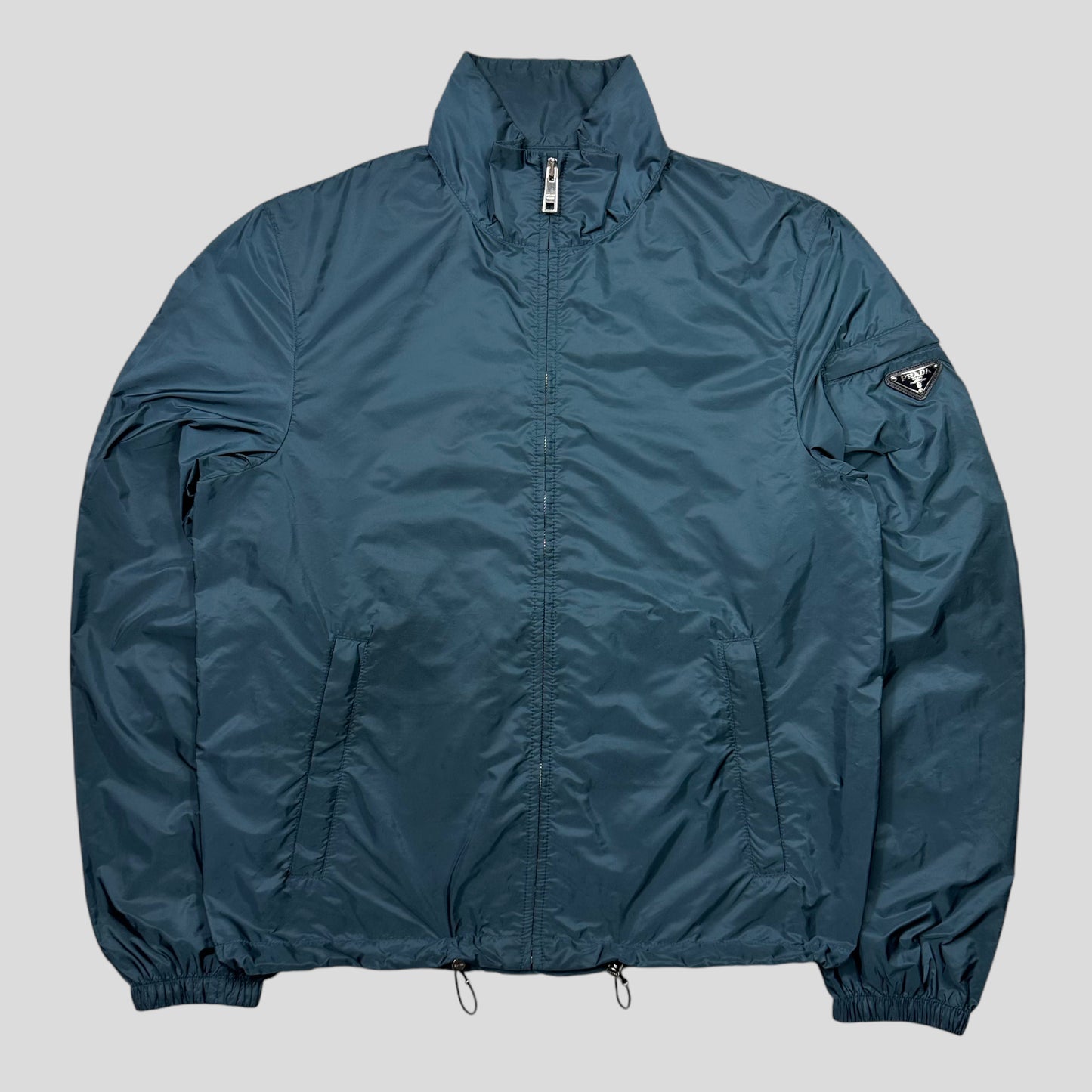 Prada Milano 2018 Metallic Teal Windbreaker - IT46 (M)