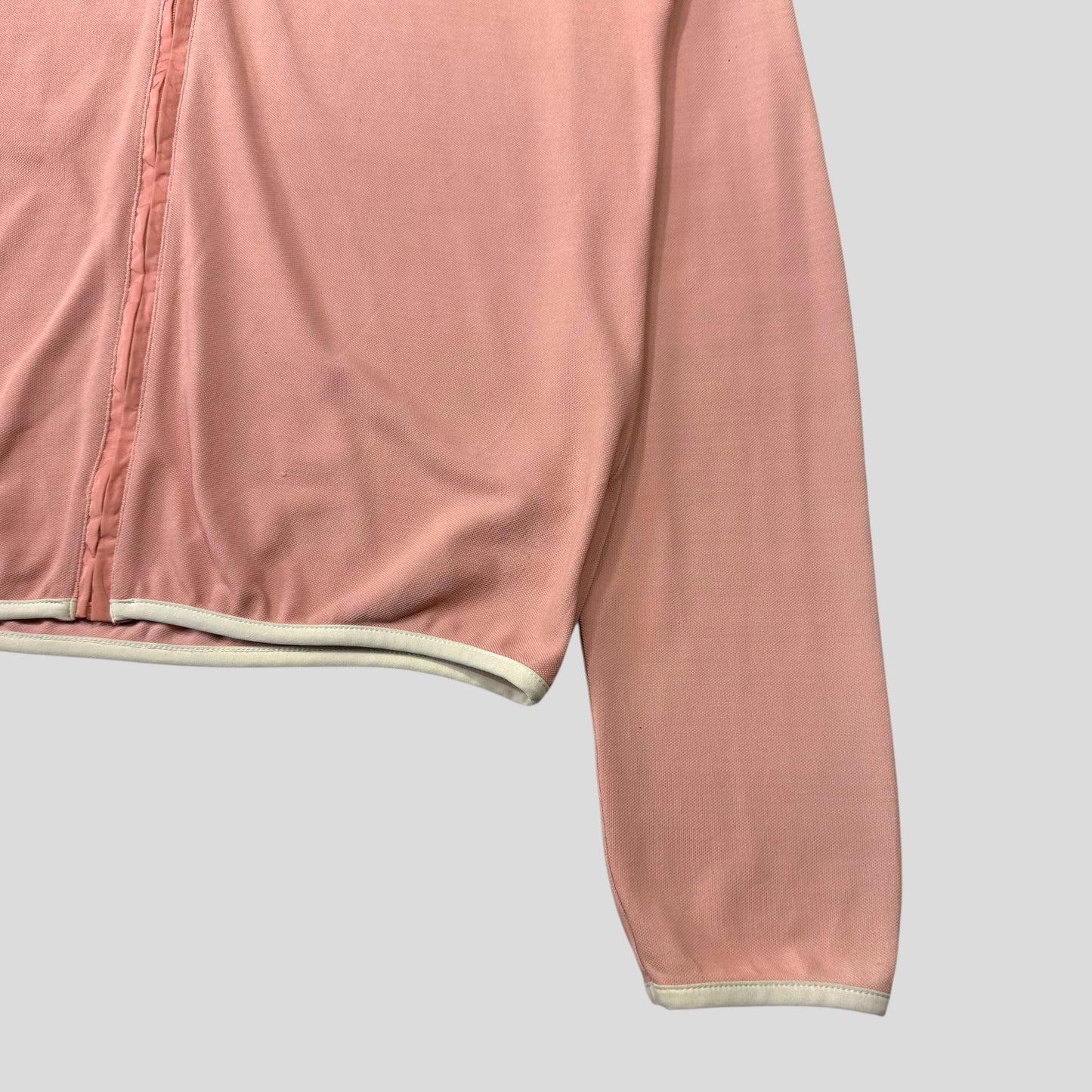 Prada Sport SS00 Baby Peach Mesh Technical Hoodie - M