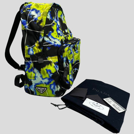 Prada SS17 Radar Nylon Tessuto Backpack + Dustbag & Cards