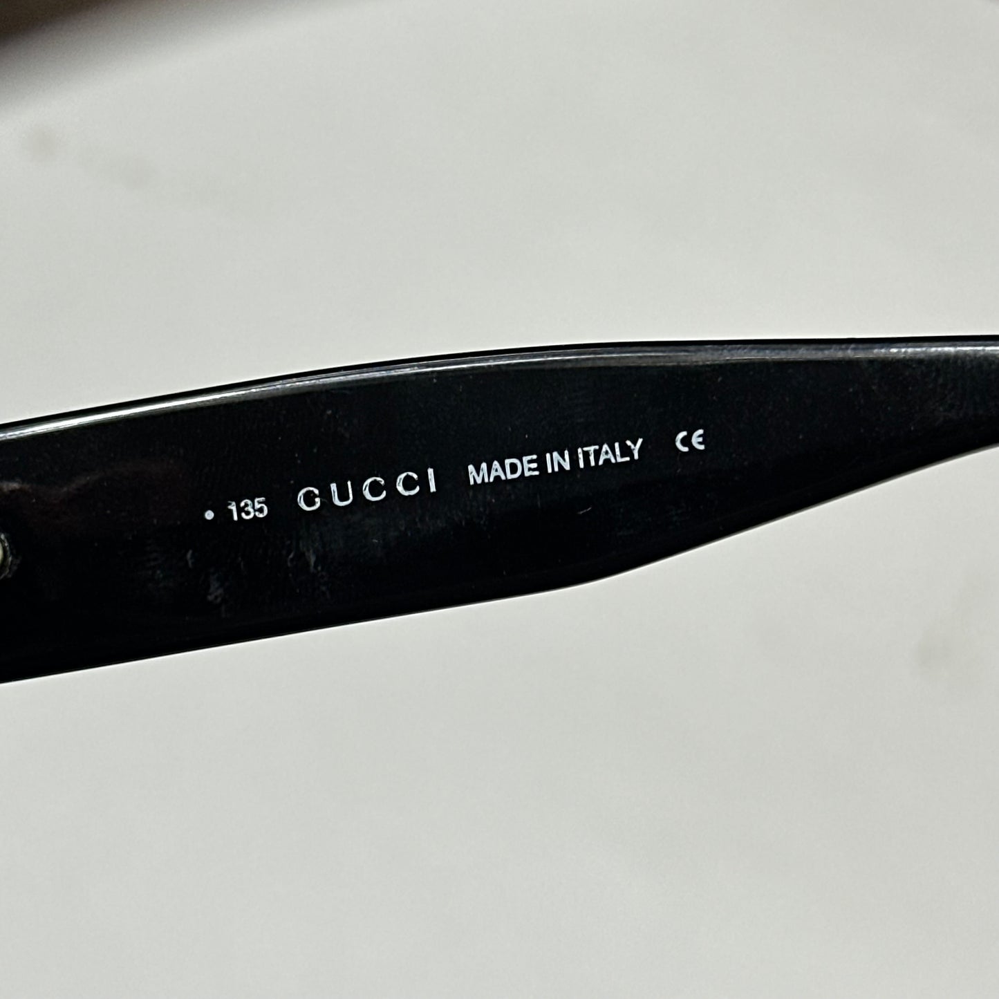Gucci by Tom Ford 1996 Blue Tint G Logo Square Sunglasses