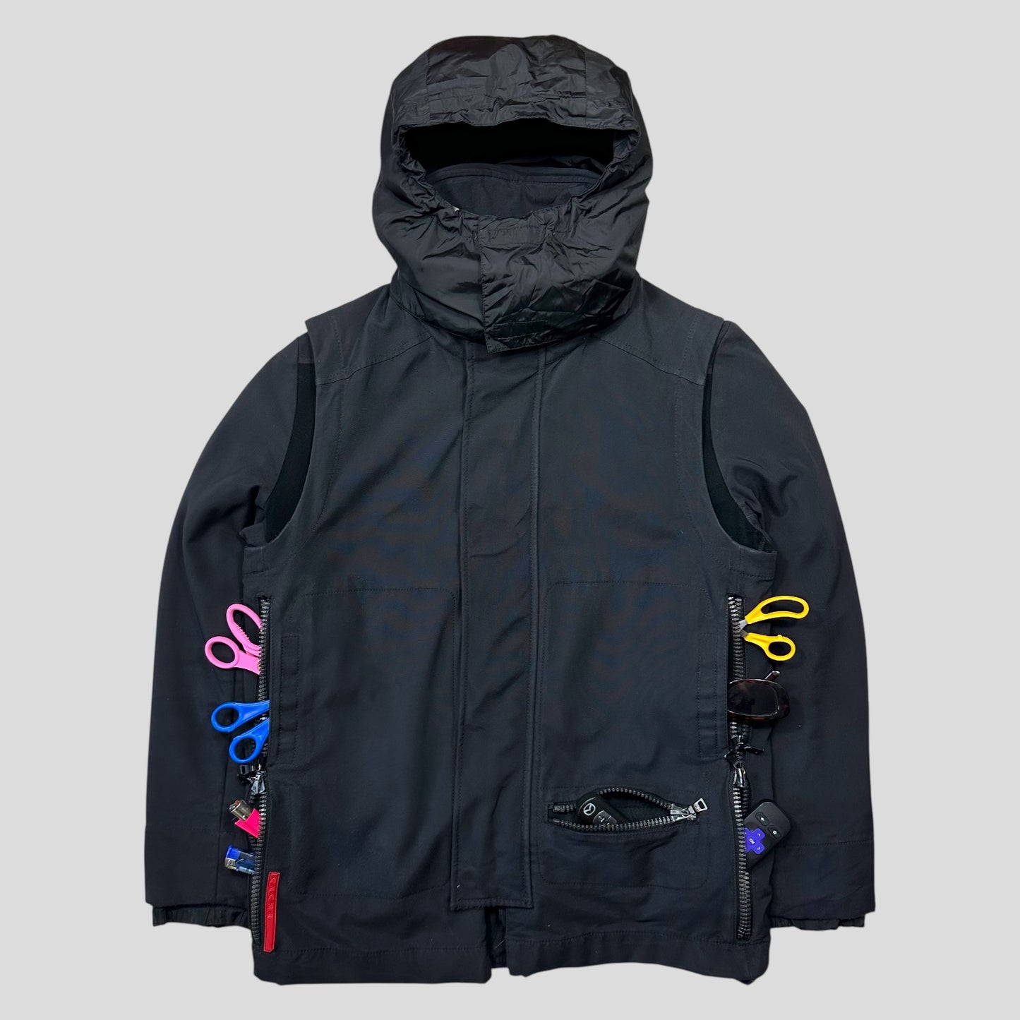 Prada Sport AW01 Modular Multipocket 3 in 1 Jacket + Vest - IT46 (M)