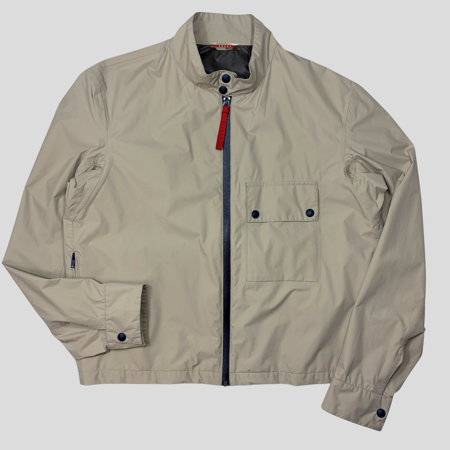 Prada Sport AW00 Goretex Backpack Strap Packable Bag Jacket - M/L