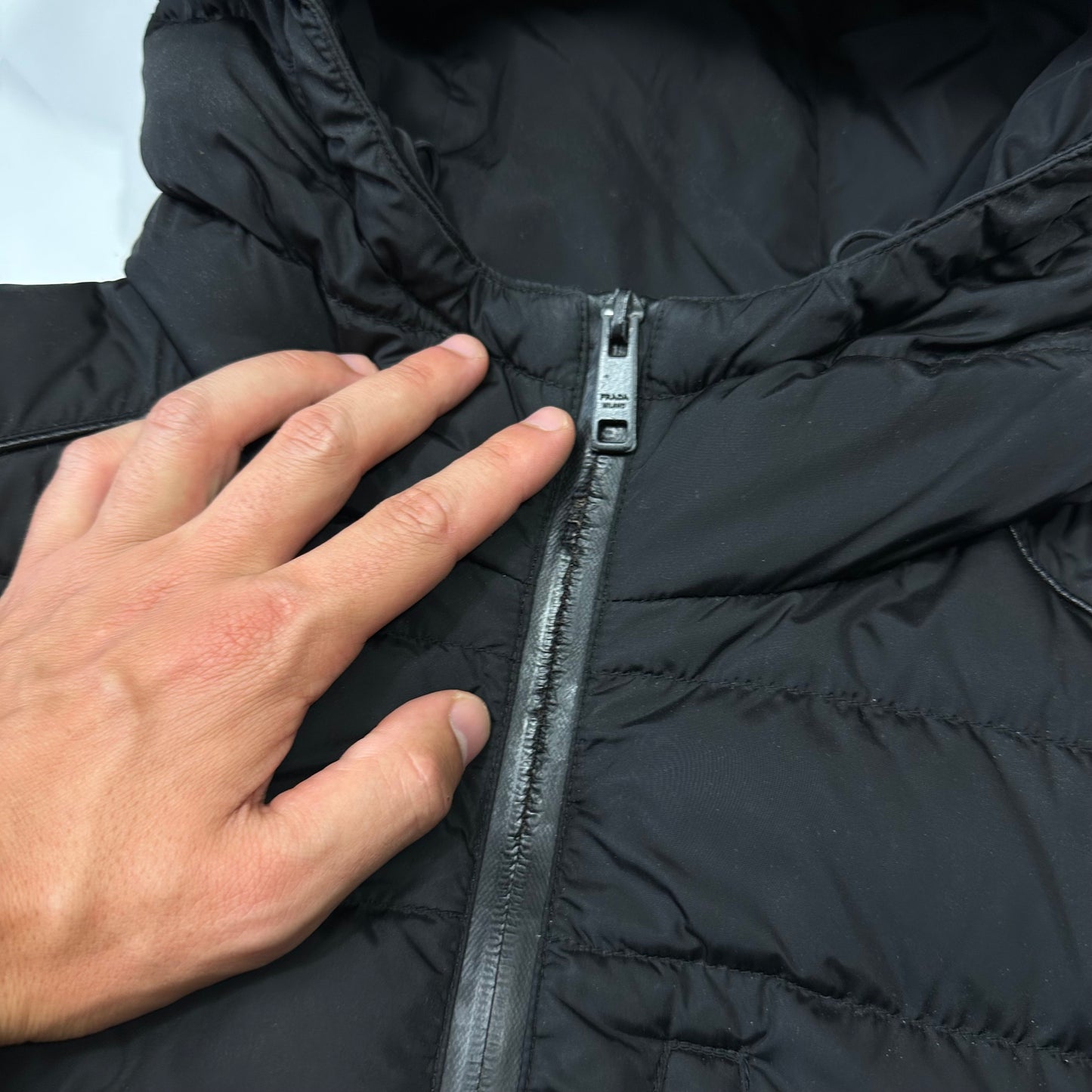 Prada 2018 Laminated Nylon Duck Down Puffer - IT52 (L)