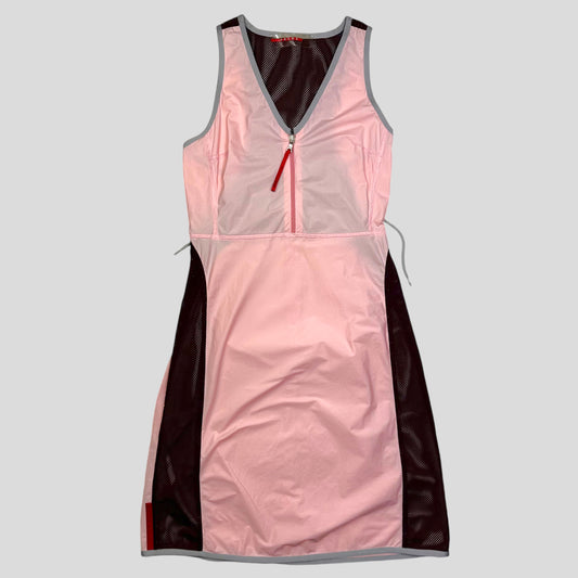 Prada Sport SS00 Nylon Mesh Technical Dress - IT44