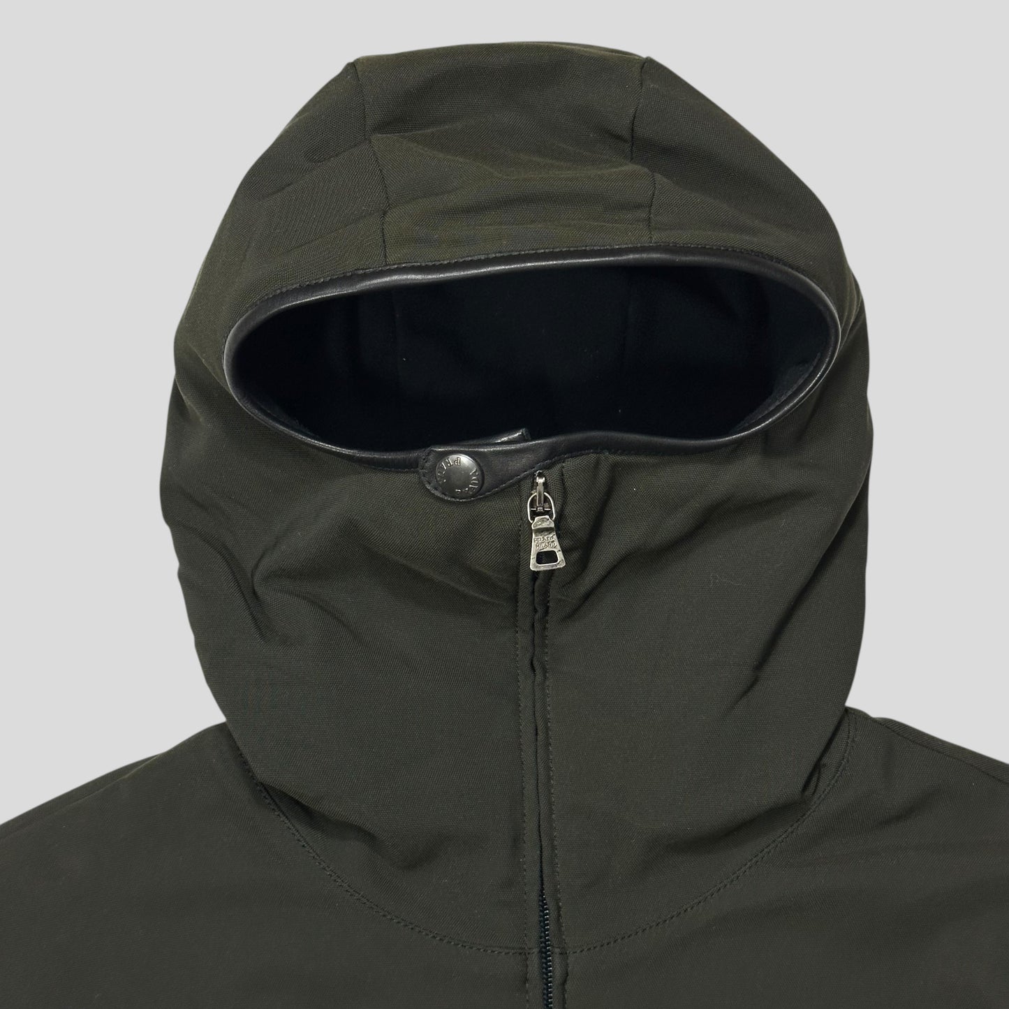 Prada Sport 1999 Balaclava Fleece Lined Moto Jacket - IT50 (L)