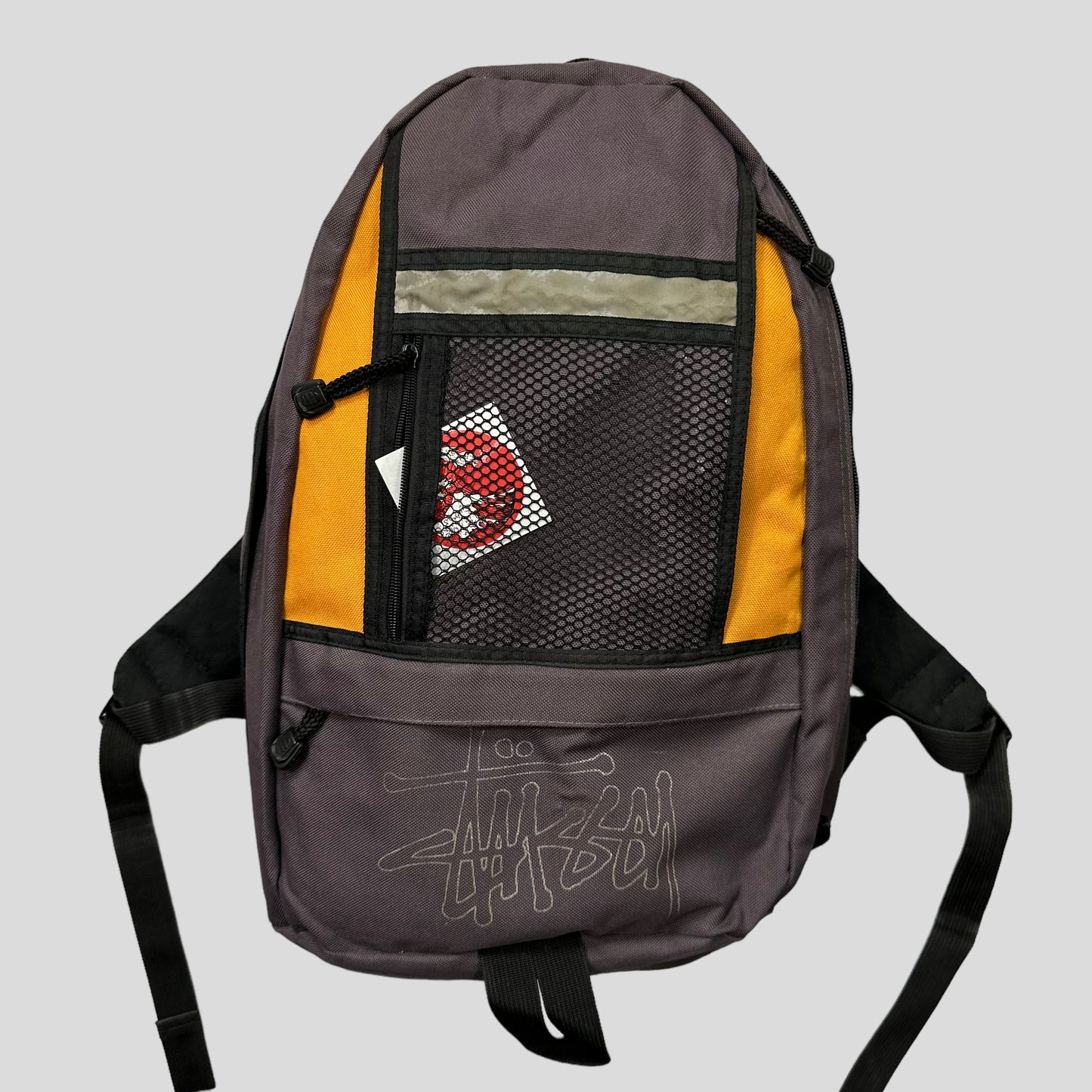 Stussy 90’s Spellout Multipocket Mesh Backpack