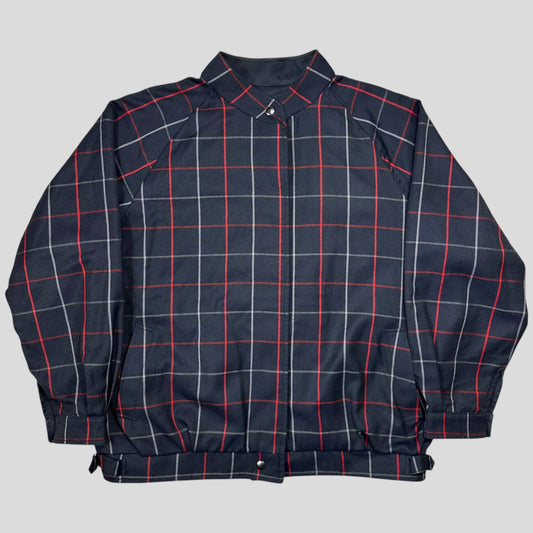 Burberry Sport 90’s Nova Check Wool & Cotton Reversible Harrington Jacket - L