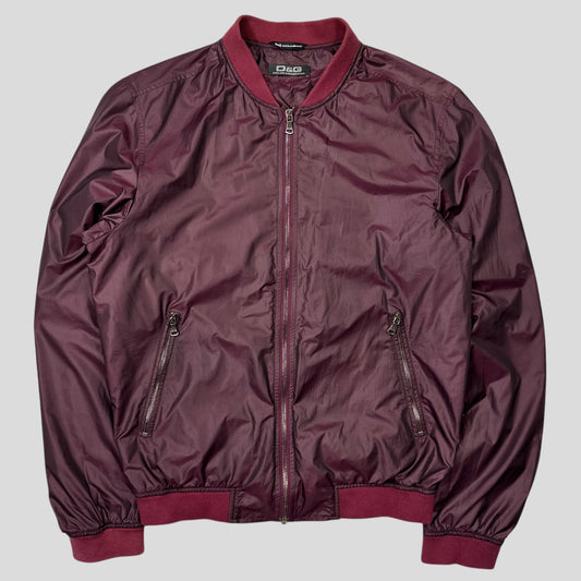 D&G 00’s Dolce & Gabbana Iridescent Nylon Bomber Jacket - IT50 (M)