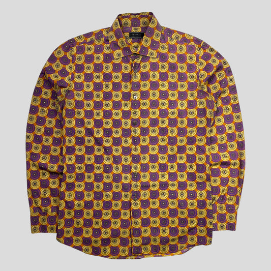 Prada 00’s Geometric Mandala Print Shirt - M/L