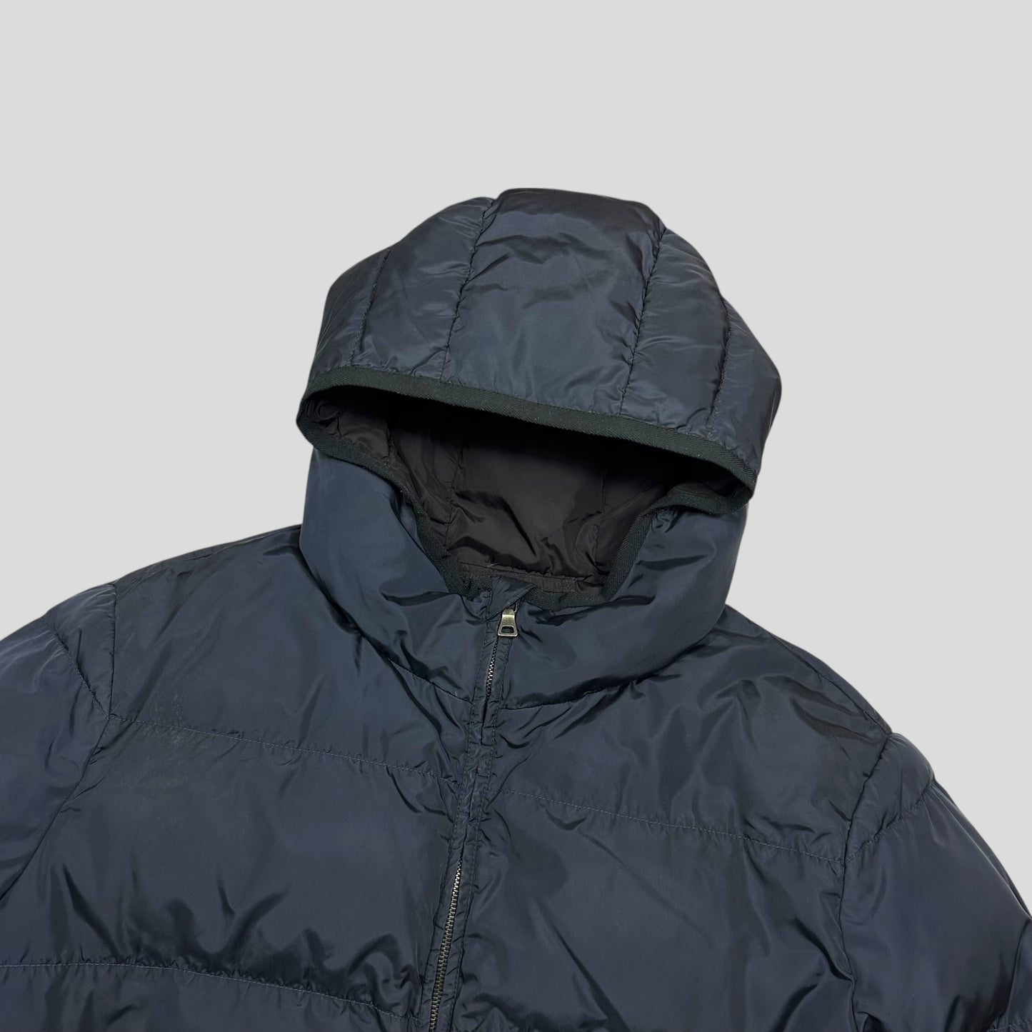 Prada 2011 Red Tab Nylon Goose Down Puffer Jacket - IT52 (L)