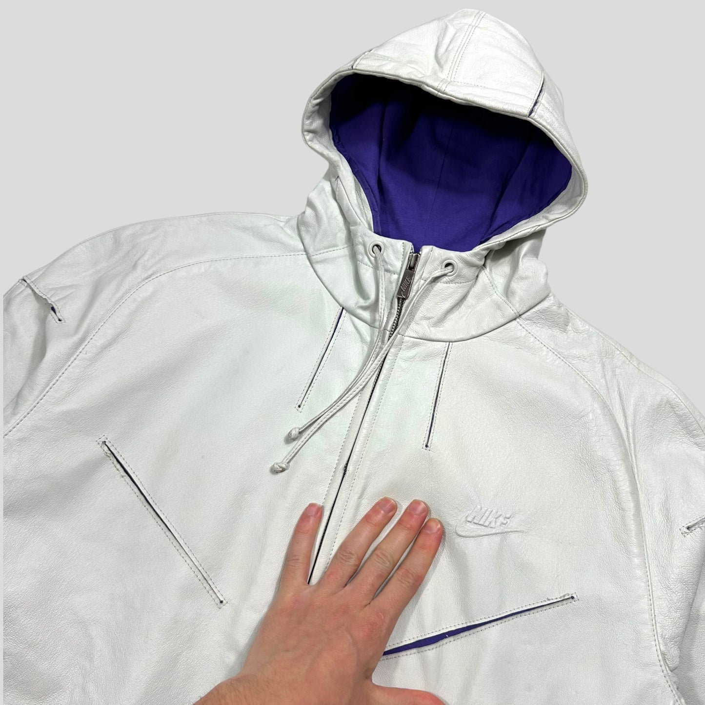 Nike 2007 Tony Spackman Articulated Slice Leather Jacket - L