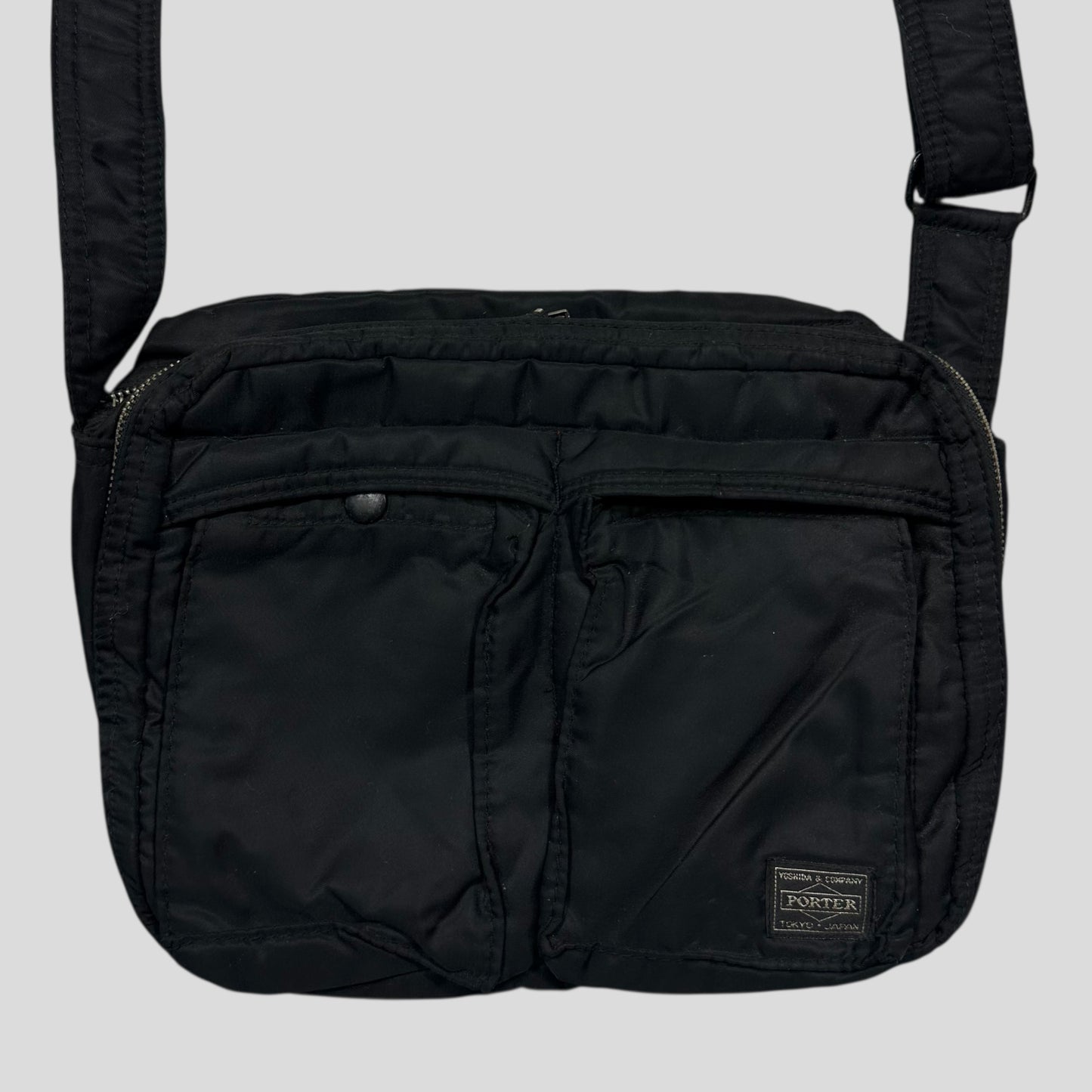 Porter Yoshida 00’s Nylon Tanker Multipocket Messenger Bag