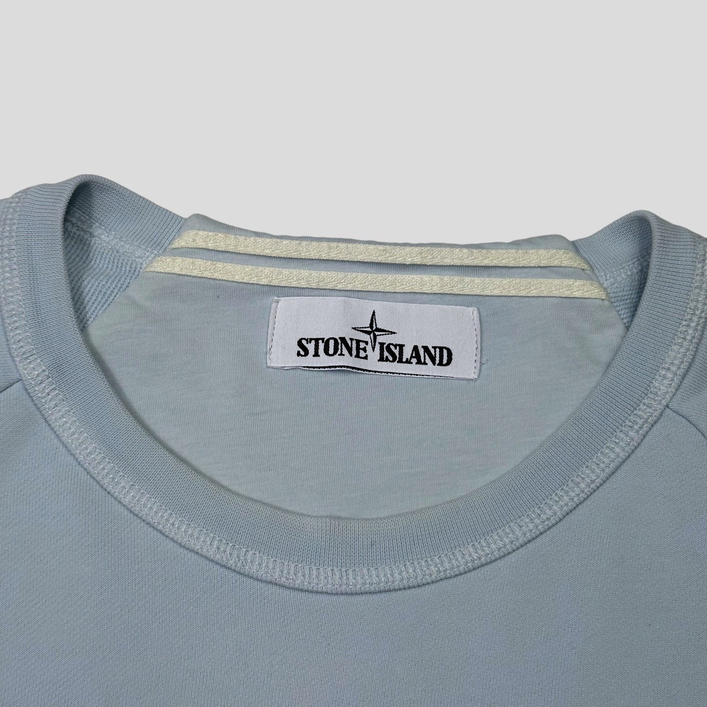 Stone Island Baby Blue Marina Crewneck T-shirt - L/XL
