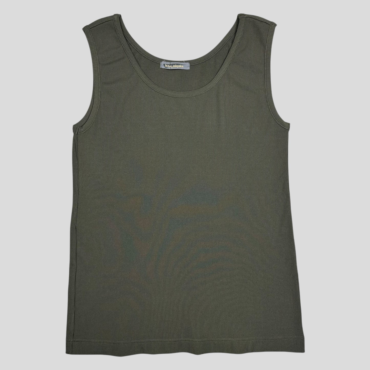 Issey Miyake 80’s Brush Tag Ribbed Pleated Vest - S