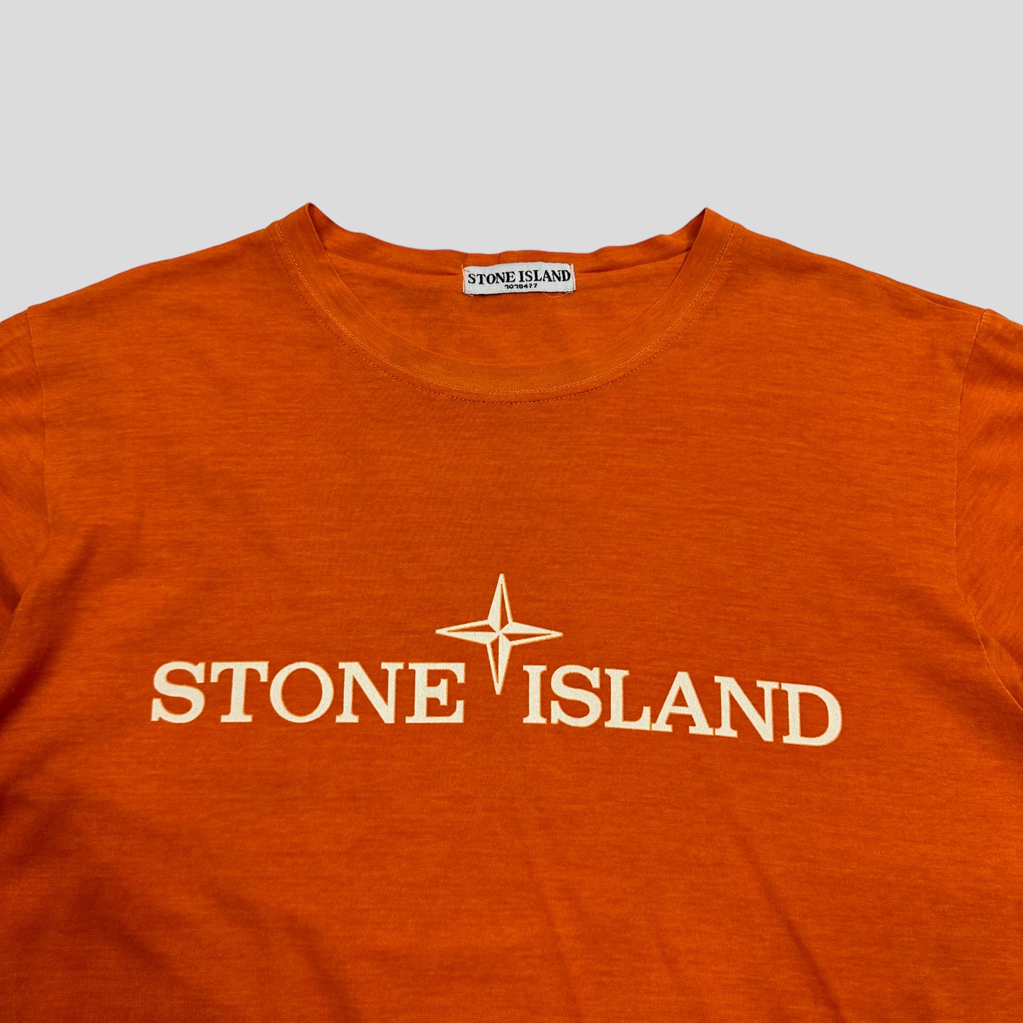 Stone Island SS07 Heather Orange Boxy T-shirt - M
