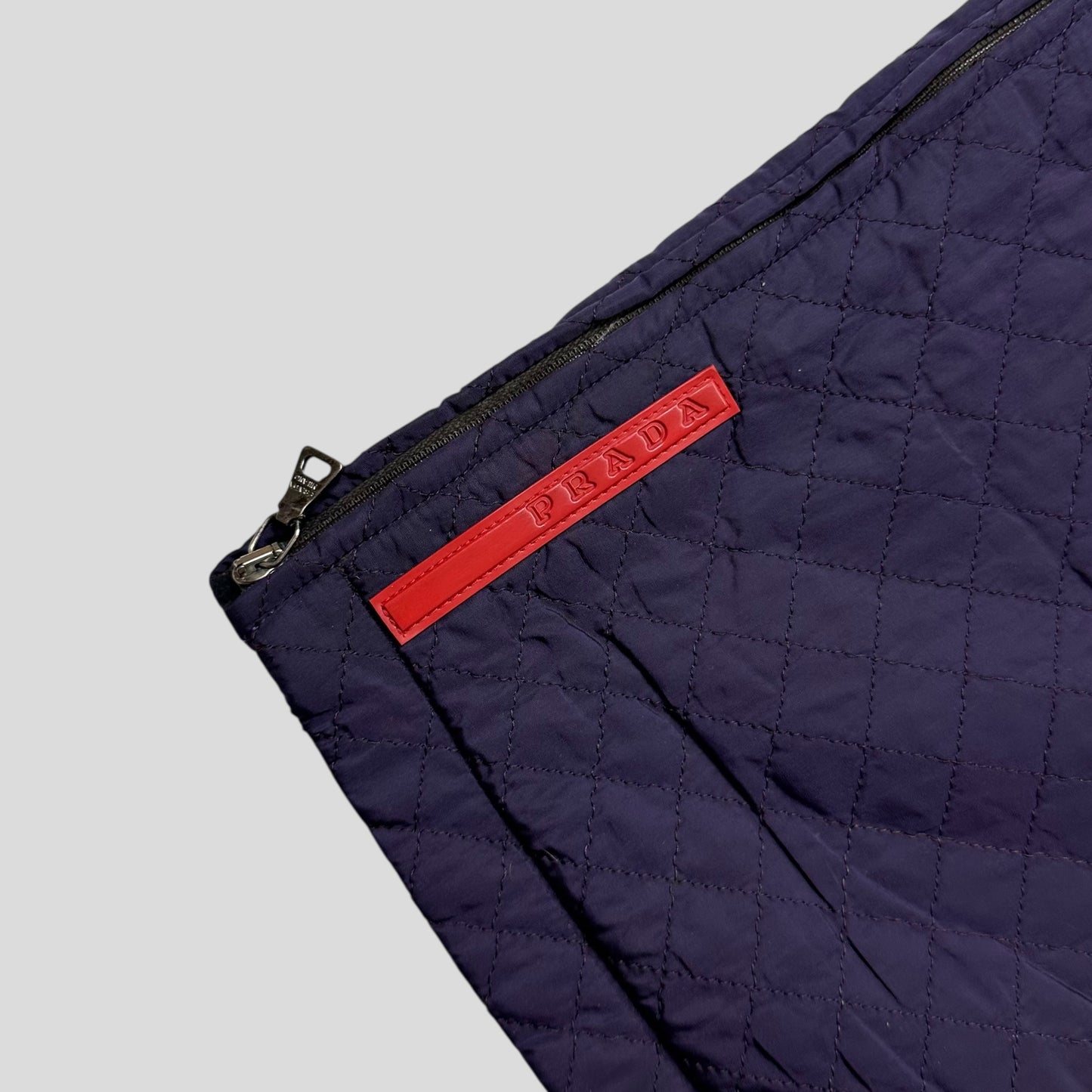 Prada Sport AW00 Reversible Nylon Quilted + Fleece Trousers - IT46