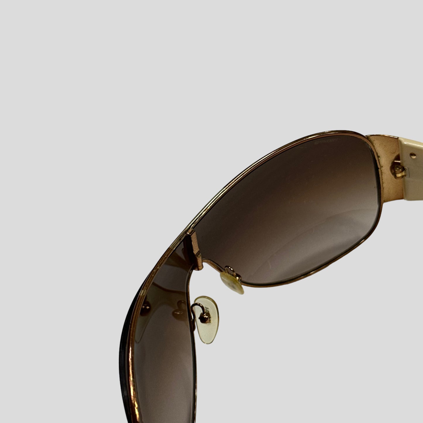 Prada Milano Logo Wraparound Sunglasses