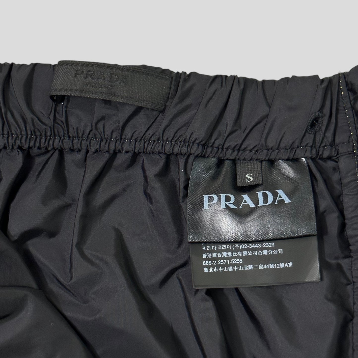 Prada Milano SS17 Runway Nylon Tech Track Pants - S (30-34)