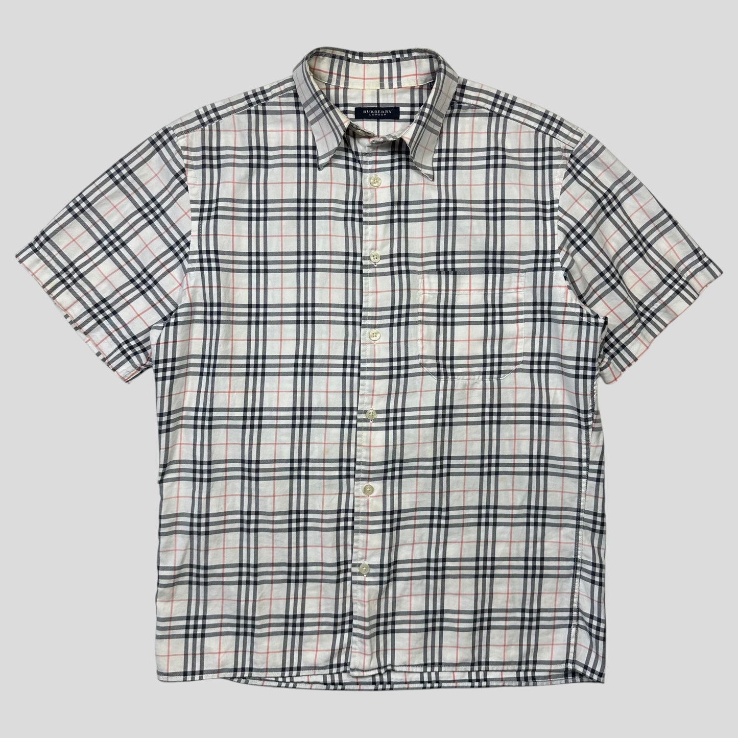 Burberry Made in UK Grey Nova Check Shirt - S