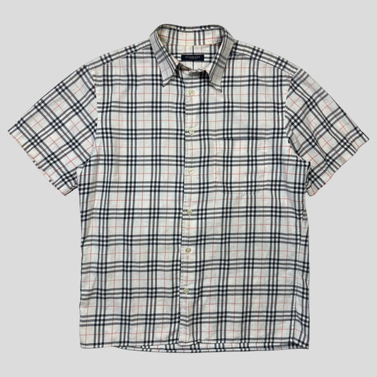 Burberry Made in UK Grey Nova Check Shirt - S