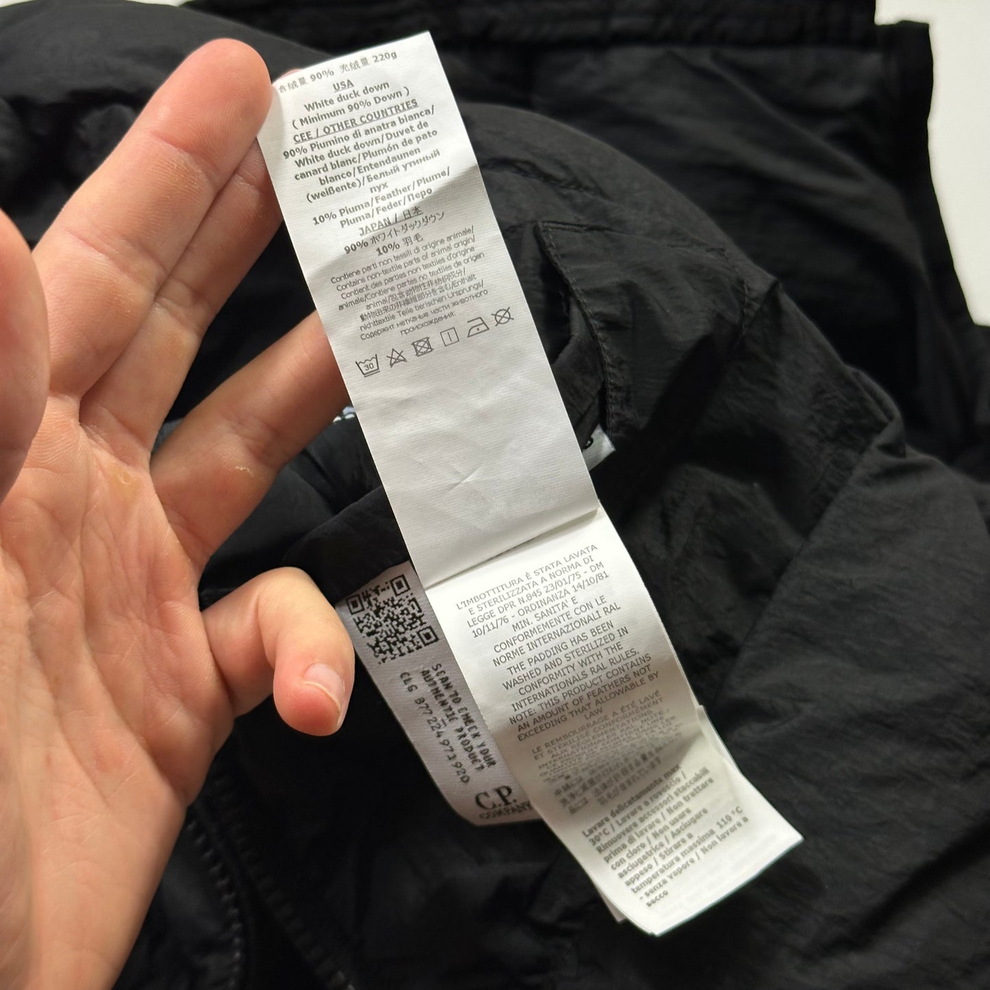 CP Company AW23 ECO-Chrome R Goose Down Goggle Jacket - IT48 (M/L)