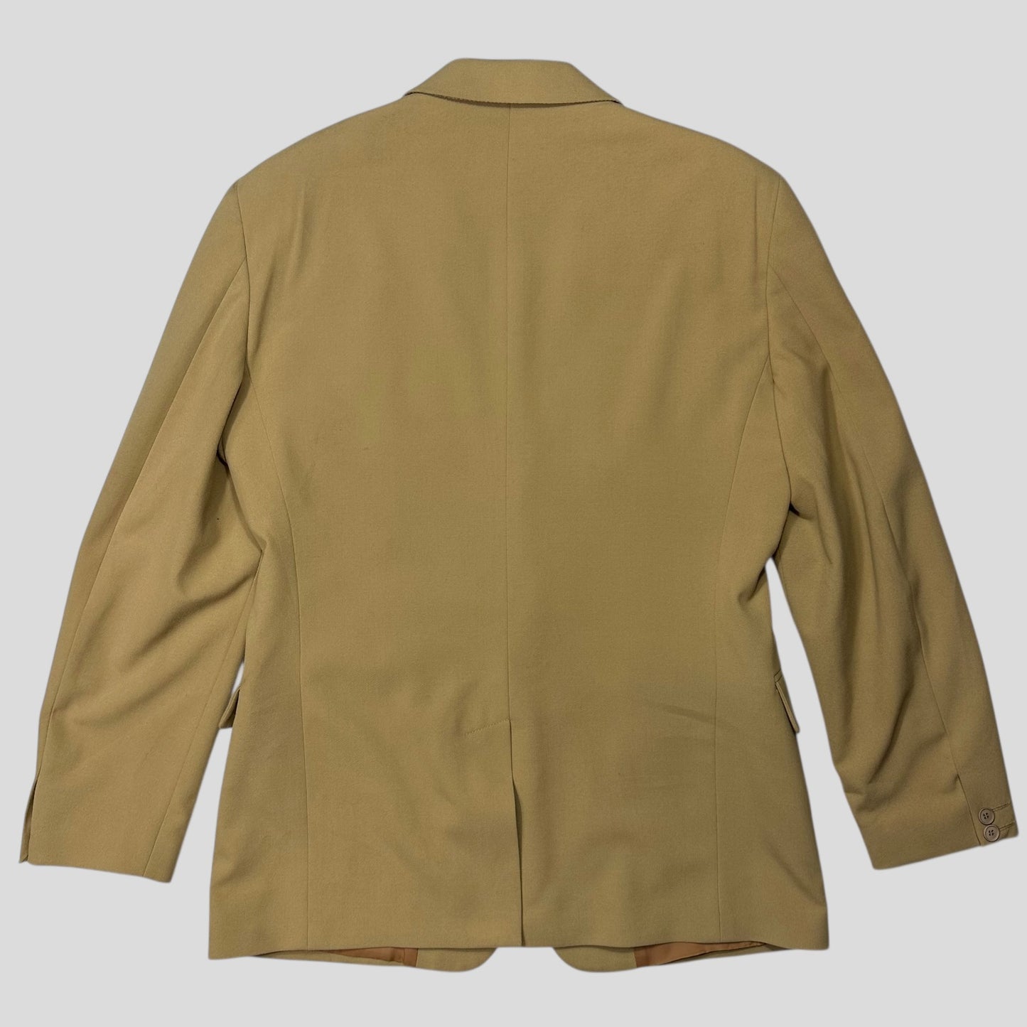 Versace Jeans Couture 00’s Camel Rayon Blazer Suit Jacket - IT50 (M/L)