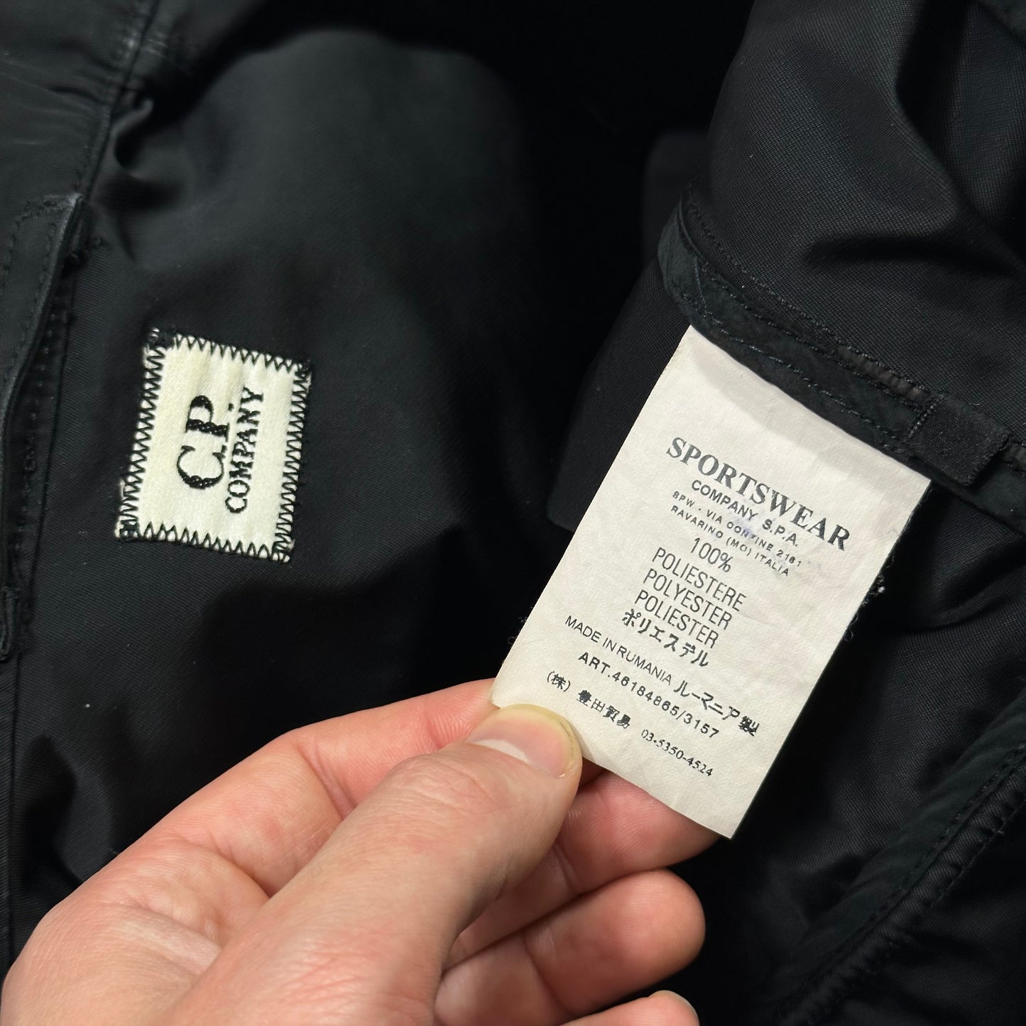 CP Company SS07 Orange Goggle Ballistic Nylon Jacket - IT48 (M)