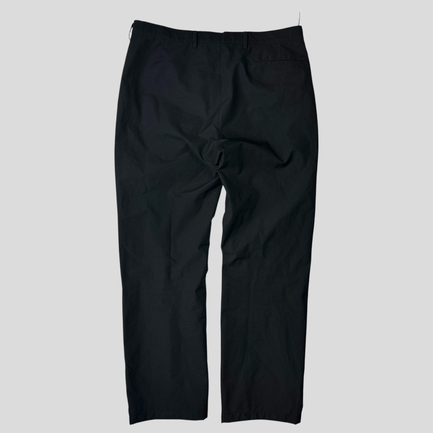 Prada Sport 00’s Goretex Black Mesh Lined Trousers - IT52