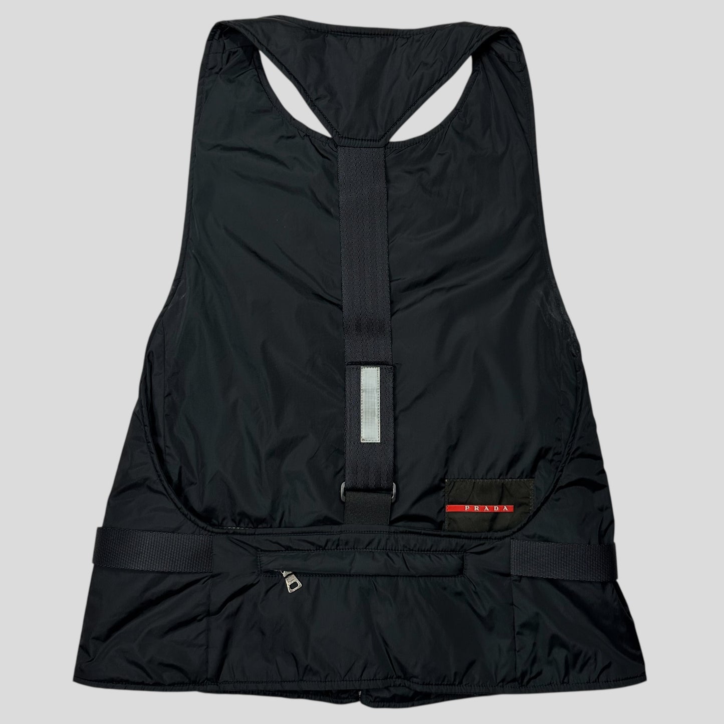 Prada Sport 1999 Padded Nylon 3M Technical Stash Vest - IT42