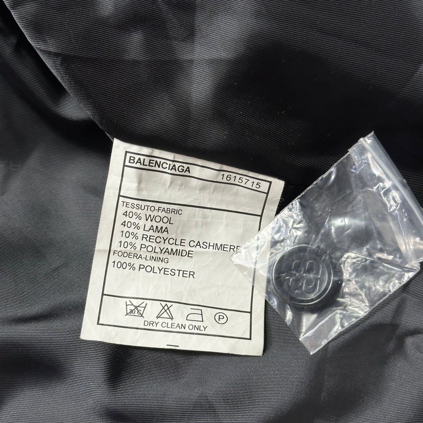 Balenciaga 90’s Wool Coach Jacket - 3 (M/L)