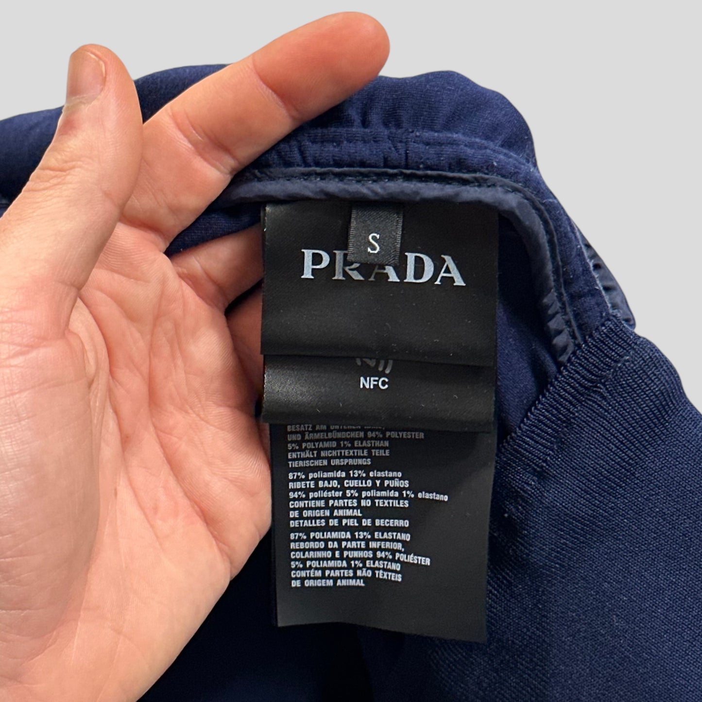 Prada Milano AW21 Oversized 3D Pocket Bomber Jacket - S (M)