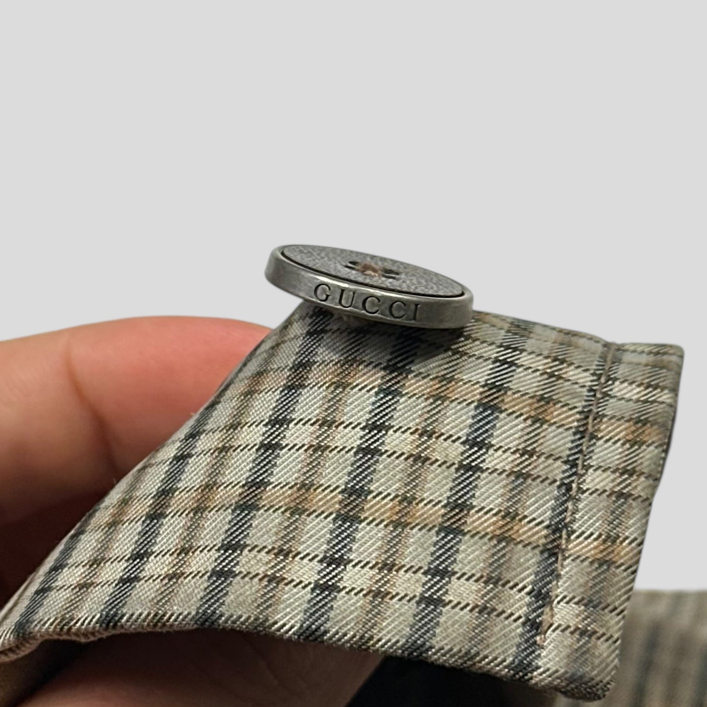 Gucci 2009 Plaid Web Leather Detailed Hunting Harrington - IT54 (L)