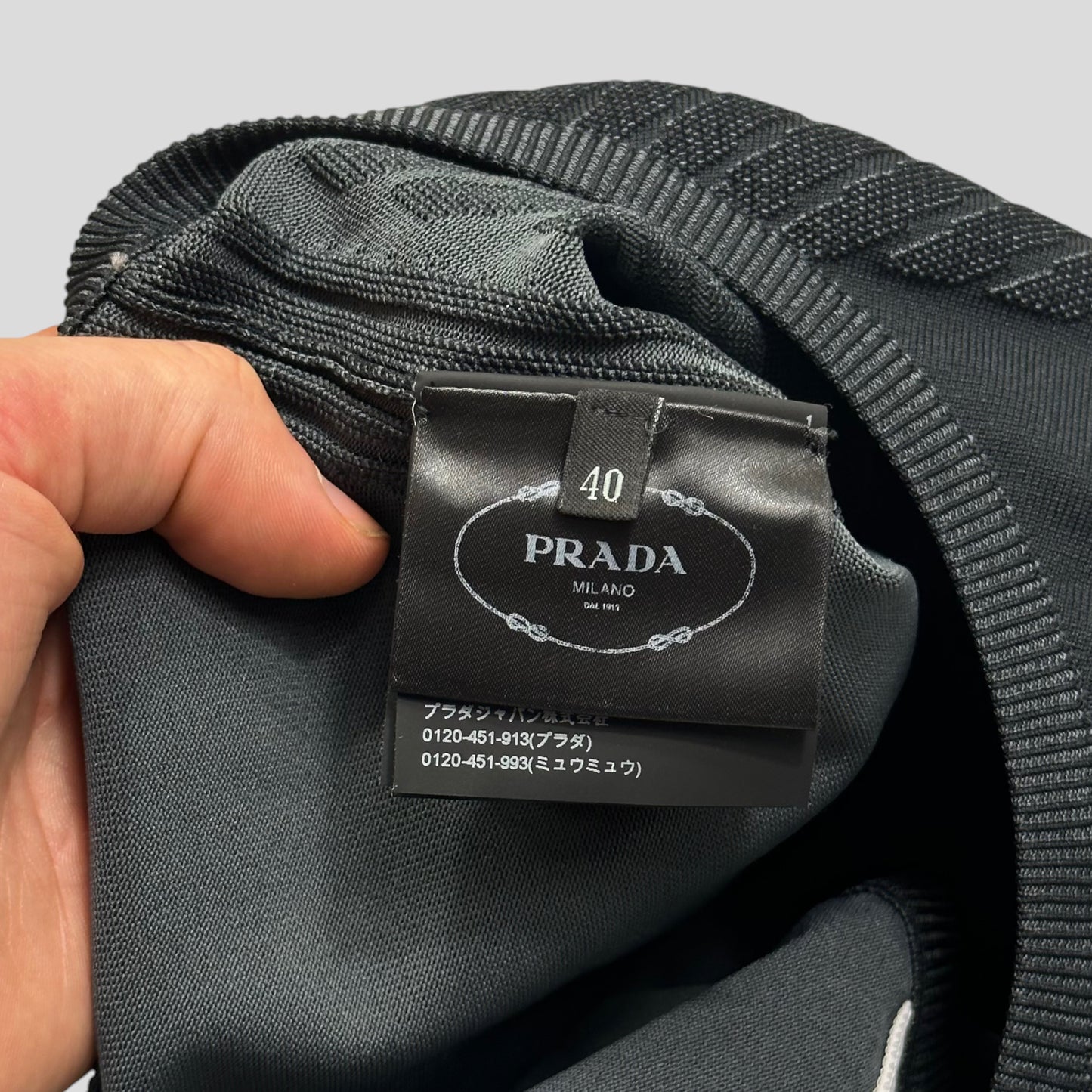 Prada AW18 Tech Knit Bodysuit / Swimsuit (New) - IT40