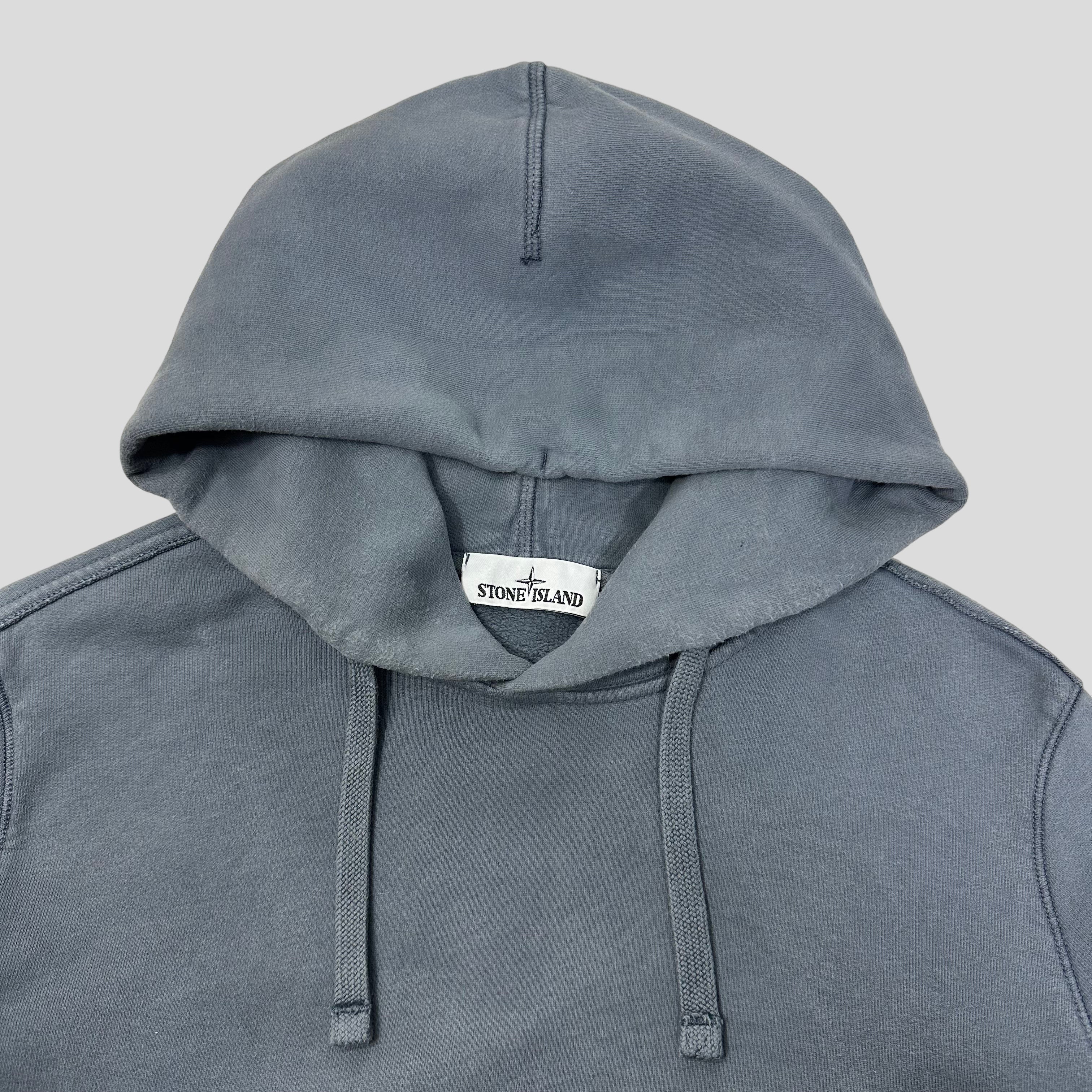 Stone island avio blue hoodie online