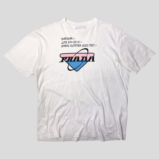 Prada 2020 Shanghai Store Opening Triangle Graphic T-shirt - M/L