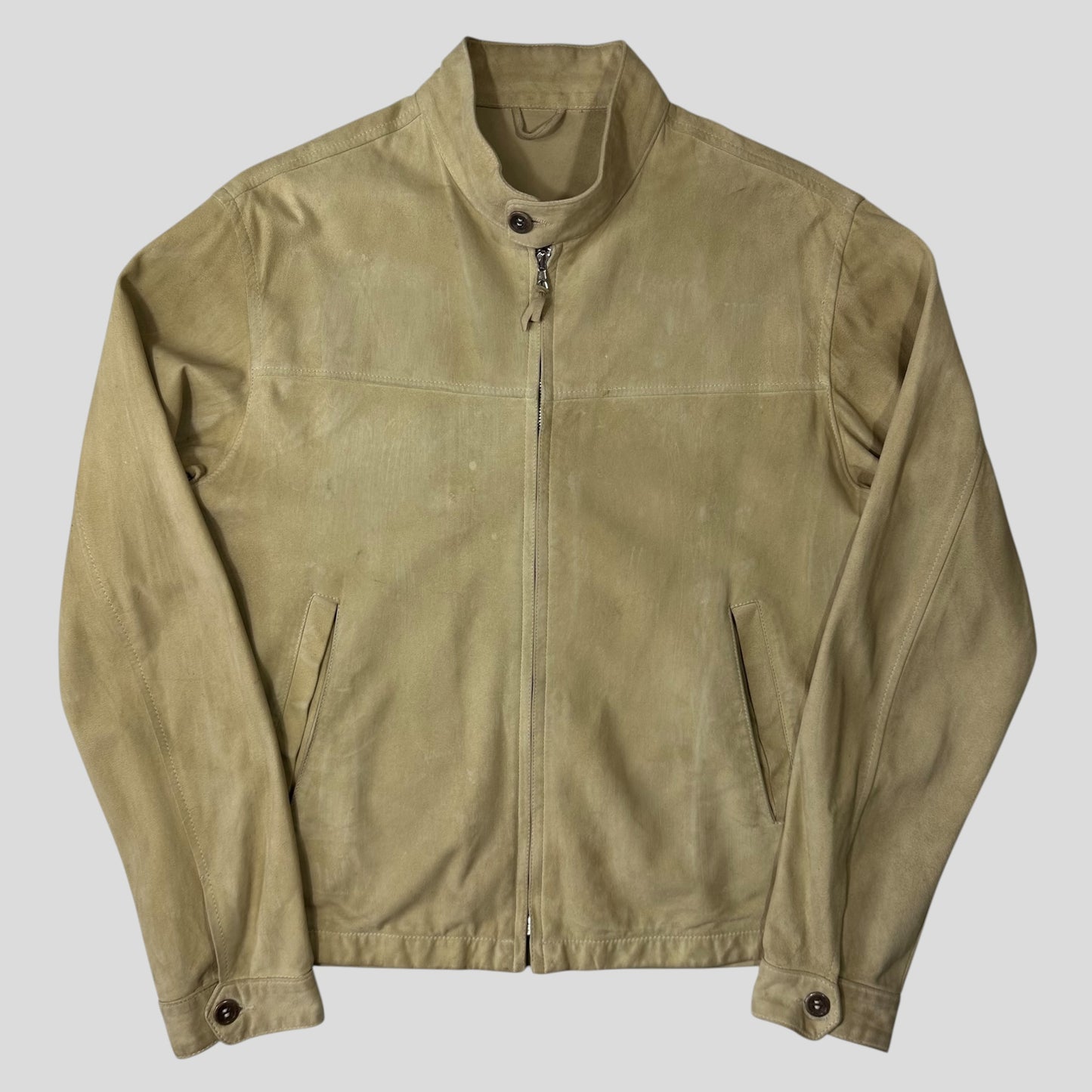 CP Company 00’s Suede Leather Harrington Work Jacket - M