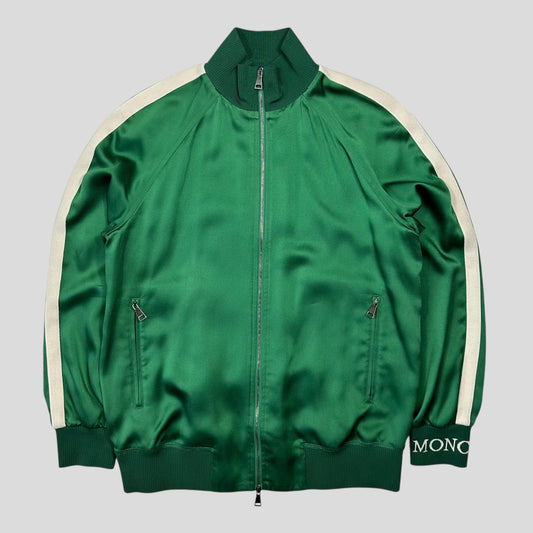 Moncler 2018 Satin Polyester Striped Track Jacket - 42 (M/L)